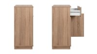 Kommode 1 CHESTER Anrichte MDF Sonoma Eiche 76x89 cm