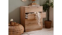 Kommode 2 CHESTER Anrichte MDF Sonoma Eiche 76x89 cm