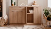 Sideboard CHESTER Anrichte MDF Sonoma Eiche 151x89 cm
