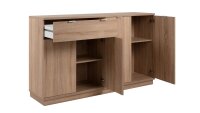 Sideboard CHESTER Anrichte MDF Sonoma Eiche 151x89 cm
