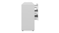 Sideboard BLANC Kommode Schrank MDF weiß mit Melamin
