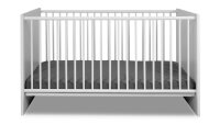 Babybett BLANC weiß matt mit Melamin inkl. Lattenrost 70x140