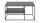 Couchtisch NEWTON Metall schwarz Puristisches Design
