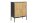 Highboard SEAFORD Wildeiche Look Metall mattschwarz 3-türig