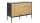 Sideboard SEAFORD Wildeiche Look Metall mattschwarz 3-türig
