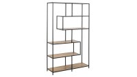 Bücherregal SEAFORD 6 Ablagen Wildeichenholz Optik...