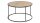 Couchtisch SEAFORD Wildeiche Look Metall Wohnzimmertisch