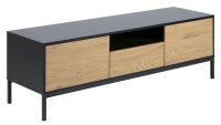 Lowboard SEAFORD Front Wildeiche-Look TV-Board Metall