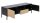 Lowboard SEAFORD Front Wildeiche-Look TV-Board Metall
