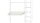 Toro Schreibtischplatte Lack Beige TOR914-10