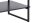 Couchtisch OKAYA Rauchglas und Marmor schwarz 110x60