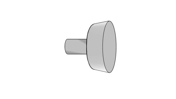 Toro Griff 5 Stück silber TO-Z33-5