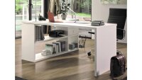 Schreibtisch TORO 1 System weiß matt lackiert