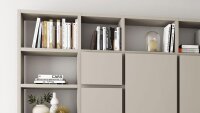 Regalwand TORO 85 System beige matt lackiert