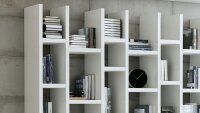 Regalwand TORO 46 System weiß Hochglanz lackiert