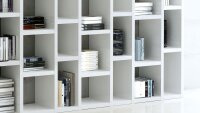Regalwand TORO 46 System weiß Hochglanz lackiert