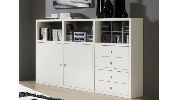 Sideboard TORO 14 System weiß Hochglanz lackiert