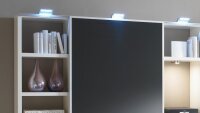 Regalwand TORO 5 System weiß Hochglanz lackiert...