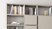 Regalwand Toro 88 System beige matt lackiert