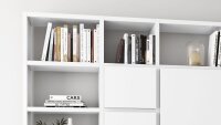 Regalwand Toro 88 System weiß Hochglanz lackiert