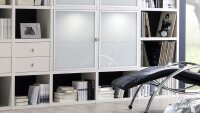 Wohnwand TORO 11 System weiß Hochglanz lackiert