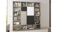 Regalwand TORO 90 System beige matt lackiert