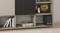 Regalwand TORO 90 System beige matt lackiert