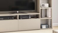 Wohnwand TORO 98 System Beige matt lackiert