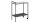 Servierwagen SEAFORD Barwagen schwarz matt und Glas