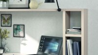 Büroregal TORO 2 System beige weiß matt lackiert