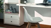 Büroregal TORO 2 System beige weiß matt lackiert