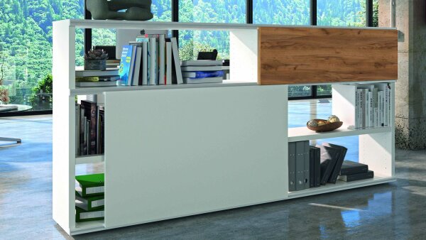 Raumteiler TORO 4 System weiß matt lackiert
