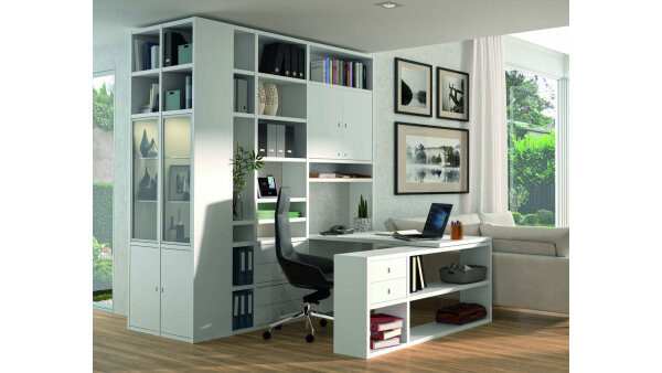Büro Set TORO 51 System weiß matt lackiert