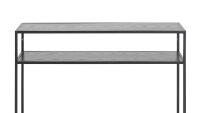 Konsolentisch SEAFORD matt schwarz industriell 100x35 cm