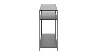 Konsolentisch SEAFORD matt schwarz industriell 100x35 cm