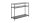 Konsolentisch SEAFORD matt schwarz industriell 100x35 cm