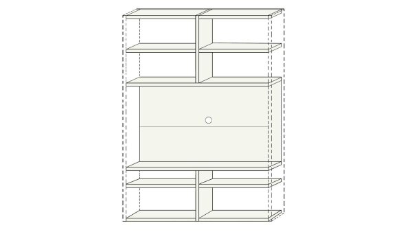 Toro TV-Modul Lack Grau matt TO69-1-06