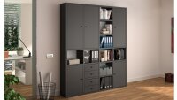 Regal TORO 123 System grau matt lackiert