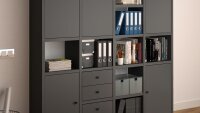 Regal TORO 123 System grau matt lackiert