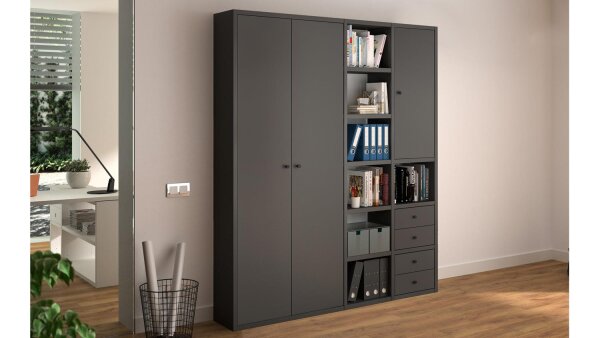 Regal TORO 124 System grau matt lackiert