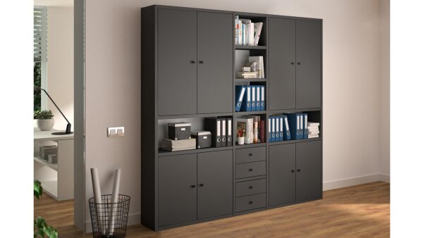 Regal TORO 127 System grau matt lackiert