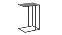 Beistelltisch SEAFORD Laptop-Tisch Couchtisch in schwarz