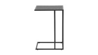 Beistelltisch SEAFORD Laptop-Tisch Couchtisch in schwarz