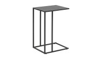 Beistelltisch SEAFORD Laptop-Tisch Couchtisch in schwarz