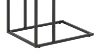 Beistelltisch SEAFORD Laptop-Tisch Couchtisch in schwarz