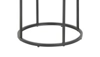 Beistelltisch SEAFORD Blumenhocker Ø 40 cm Metall schwarz