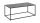 Couchtisch SEAFORD Beistelltisch schwarz industriell 100x50