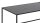 Couchtisch SEAFORD mit Zeitungsständer schwarz 110x60