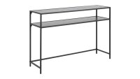 Konsolentisch SEAFORD matt schwarz industriell 120x35 cm
