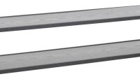 Konsolentisch SEAFORD matt schwarz industriell 120x35 cm